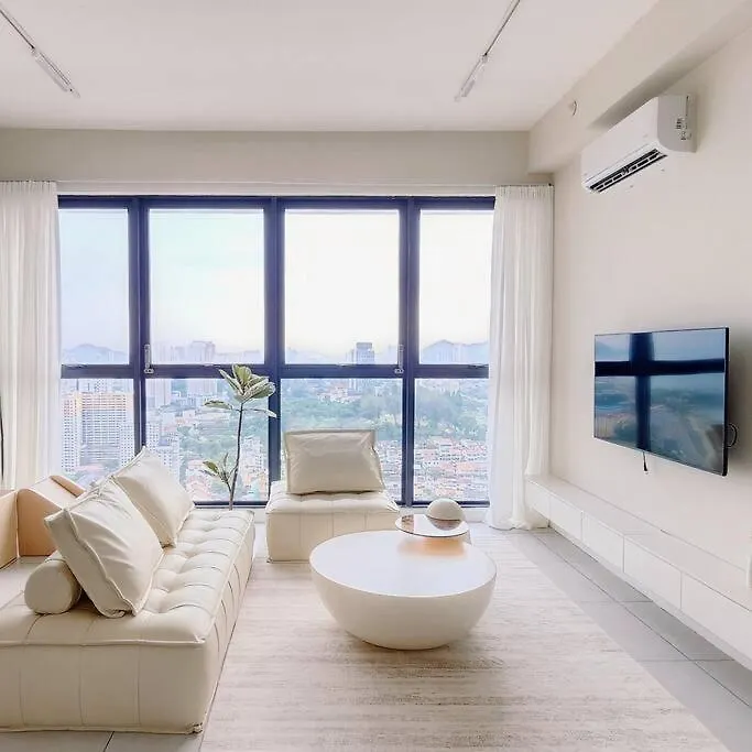 公寓 Homecinema With Seaview, 8Pax, Urban Suites By Pg Home 乔治敦