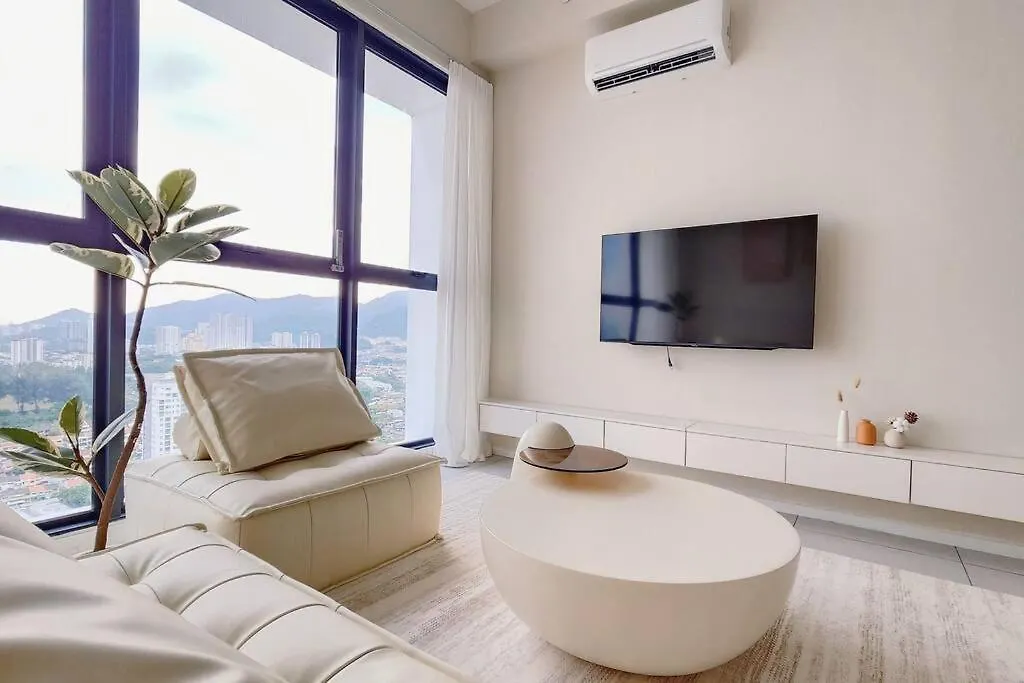 Homecinema With Seaview, 8Pax, Urban Suites By Pg Home 乔治敦 公寓