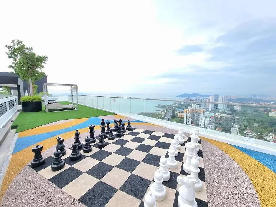 Homecinema With Seaview, 8Pax, Urban Suites By Pg Home 乔治敦