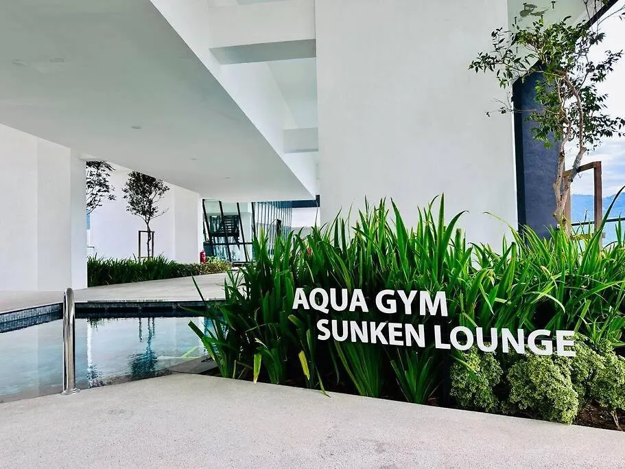 Homecinema With Seaview, 8Pax, Urban Suites By Pg Home 乔治敦 公寓